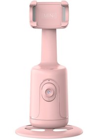 Resim Akıllı 360 Otomatik Yüz İzleme Gimbal Masaüstü Selfie Pembe 