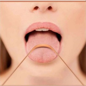 Resim Hijyenik Dil Kazıyıcı Temizleme Dil Sıyırıcı Dil Temizleyici Bakı 