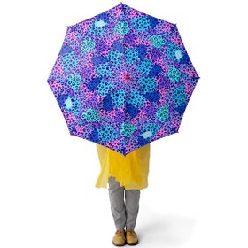 Resim Coral High Kids Mor Leopar Desenli Çocuk Şemsiyesi 12666 