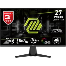 Resim MSI 27" Mag 275QF 2560X1440(WQHD) IPS 180HZ 0,5ms Gaming Monitor 