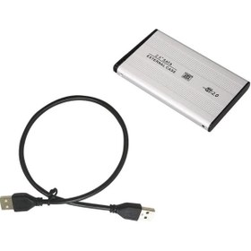 Resim SpeedUF USB 2.0 Sata Harici 2.5 Hdd Harddisk Kutusu Gümüş 