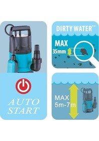 Resim Duffmart Fsp400Dw Pis Su Drenaj Dalgıç Pompası 