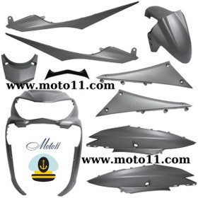 Resim RKS Newlight 125 Füme Kaporta Seti | Moto11 