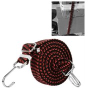 Resim Sones Bisiklet Bağlama İpi Genişletme Ve Kalınlaştırma Çok Amaçlı Elastik Elastik Bagaj İpi Raf İpi, Uzunluk: 1m Kırmızı 