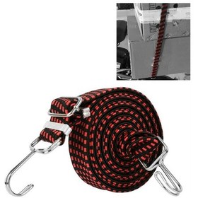Resim Sones Bisiklet Bağlama İpi Genişletme Ve Kalınlaştırma Çok Amaçlı Elastik Elastik Bagaj İpi Raf İpi, Uzunluk: 1m Kırmızı 