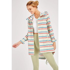 Resim Maraton Comfort Kadın Kapşonlu Uzun Kol Açık Yeşil Yağmurluk 19327 