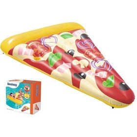 Resim Deniz Yatağı Pizza Dilimi Yatak 188x130 Cm Bestway - 44038 Çok Renkli 