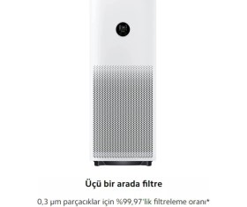Resim Xiaomi Mi Air Purifier 4 Pro Akıllı Hava Temizleme Cihazı 