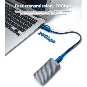 Resim Oscoo MD006 2 TB 20GBPS (2100/2000MB/sn) Usb3.2 Gen2*2, Type C Taşınabilir SSD 