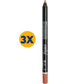 Resim Golden Rose Emily Dudak Kalemi 203 3'lü 