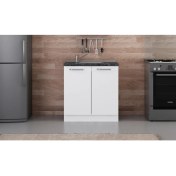 Resim Minar 80 cm Mutfak Dolabı Beyaz 80-B1-Alt Modül 