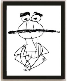 Resim Nezih Danyal Tipler Kişiye Özel Sertifikalı Sınırlı Fine Art Karikatür Baskı NTP00034 