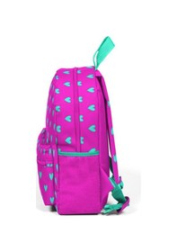 Resim Coral High Kids Pembe Kalp Desenli İki Bölmeli Yuva Sırt Çantası 