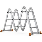 Resim Saraylı 7612 Akrobat Merdiven 4*3 Çok Amaçlı (95x4=380 CM) 