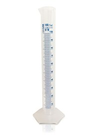 Resim Isolab 100Ml Plastik Mezür Mavi Skala N11.36885 