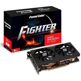 Resim Powercolor Fighter AMD Radeon RX7600 8G-F Dx12 Gaming 8 GB GDDR6 128 BİT Ekran Kartı 