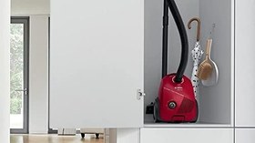 Resim BOSCH GL20S - Torbalı Elektrikli Süpürge 3,5 l - 600 W - 80 dB - 8 m - Güç Değiştirici - Kırmızı 