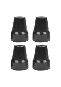 Resim Suntek 4 Adet Koltuk Değneği İpuçları Siyah-19mm-delik 