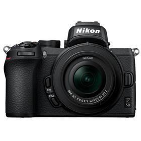 Resim Nikon Z50 Mirrorless Camera Body with Z DX 16-50mm f/3.5-6.3 VR Lens 