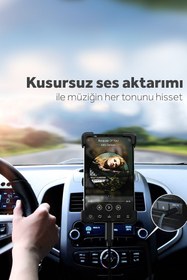 Resim woyax By Deji 3.5mm Aux To 3.5mm Aux Ses Kablosu Stereo Destekli Örgülü 1.2m 
