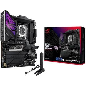 Resim Asus Rog Strix Z890-E Gaming Wi-Fi Intel Z890 8800 MHz DDR5 LGA 1851 ATX Anakart 