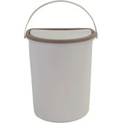 Resim Hightower Beyaz 2.64 Galon Araç Çöp Kutusu, Karavan, Kamp Teknesi Ve Karavanlar İçin 