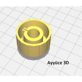Resim Ayyüce 3d, Toyota Corolla 2009-2012 Radyo Ses Düğmesi, Siyah 