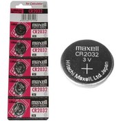 Resim Maxell Lithium CR 2032 3V Pil 5'li Paket 