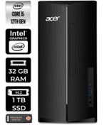 Resim ACER ASPİRE TC1760 EDTBHUEM005028 i5 12400 32GB RAM 1TB SSD FDOS MASAÜSTÜ BİLGİSAYAR 