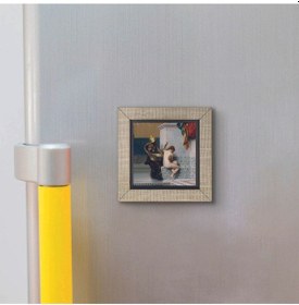 Resim Türk Hamamında İki Kadın Jean-léon Gérôme, 1872 Baskılı Mdf Magnet 7x7 408 