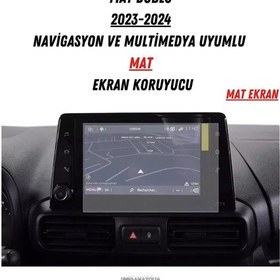 Resim Fıat Doblo 2023-2024 Navigasyon Ve Multimedya Uyumlu Mat Ekran Koruyucu 