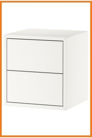 Resim Alony Home Eket Çekmeceli Dolap 35 X 35 X 35 Cm Beyaz 