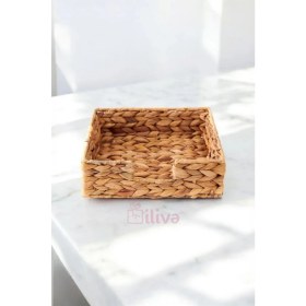 Resim Odcia Market Hasır Peçetelik Masa Üstü Peçetelik 