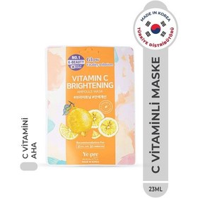 Resim Ye:pre Vitamin C Brightening Ampoule Kore Yüz Maskesi 23 ML 