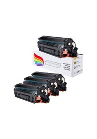 Resim Inkwell Hp Laserjet Pro P1102W 85A Uyumlu Toner 4'Lü Paket 