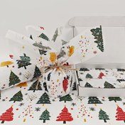 Resim 15/50 Sayfa QOQI Noel Ağacı İnce Kağıt - Şenlikli 50.8x35.56 cm Hediye Paketleme ve Parti Süslemeleri, Tatil Hediyeleri, Kış Kutlamaları, Şükran Günü, Doğum Günleri ve Buketler için Mükemmel, Noel Kağıdı, Noel için En İyi, Şükran Günü için Mükemmel 
