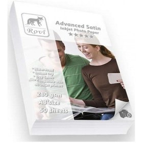 Resim Rovi Advanced Satin Fotoğraf Kağıdı - 280Gsm - 50 Adet 10 x 15 
