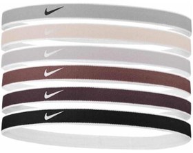 Resim Nike Swoosh Sport Headbands 6 PK Metallic Saç Bandı N.100.2021.137.OS 