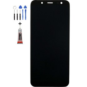 Resim Telefon Kulübesi Samsung J6 J600 LCD Ekran Dokunmatik + Tamir Seti Beyaz 