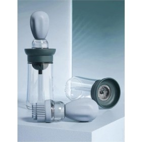 Resim Braventa Collection Safestore Cam Hazneli Şişe Silikon Yağ Sos Yumurta Fırçası Yağlama Fırçası 