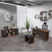 Resim Robinhome Robin Home Verona Abf Ofis Büro Seti Çalışma Masası Takımı Barok- 