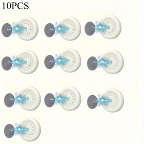 Resim 10 Adet Ağır Hizmet Tipi Manyetik Kanca - Delme Gerektirmeyen Yapışkanlı Manyetik Kupa, Duvar, Buzdolabı ve Raf için Güçlü Manyetik Taban - Uzaktan Kumandalar, Kablolar, Borular için Organizatör Kancaları - Yer Tasarrufu Sağlayan Hasarsız Asma - Ev, Ofis, Garaj için İdeal - Dayanıklı Plastik Yapı, Modern Tasarım, Deliksiz Montaj, Çok Amaçlı Kancalar 