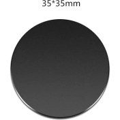 Resim GongtuShop 1 Adet Siyah 35X35 Tarzı 5 Adet Metal Plaka Etiket Disk Demir Levha Mıknatıs Cep Telefonu Tutucu Için Manyetik Araç Telefonu Standı Sahipleri Mıknatıs Değil (Yurt Dışından) 