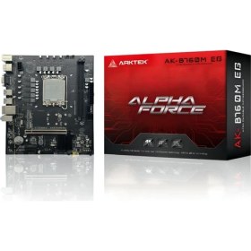 Resim Arktek Alpha Force, AK-B760M Eg, 2xddr5, 2x M.2, D-Sub, Hdmı, Dp, 12-13.14.nesil, LGA1700 Soket, Anakart 