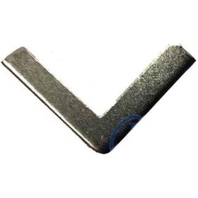 Resim Kitap, Kapak, Menü, Albüm Köşesi, Orta - 18x32mm, Nikel, 20 Adet Diğer 