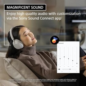 Resim Sony WH 1000XM5 Gürültü Önleyici Kablosuz Kulaklık 30 saat pil ömrü Aşırı kulak stili Alexa ve Google Asistan için optimize edilmiştir, telefon görüşmeleri için dahili mikrofonlu, Gece Mavisi 