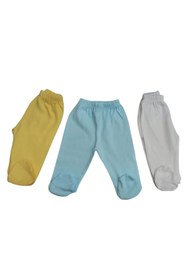 Resim bebedino Patikli Alt Pijama Ayaklı 3 Lü Paket 