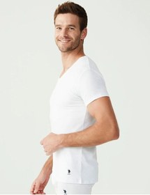Resim U.s. Polo Assn. Erkek 2'li V Yaka Atlet 001 