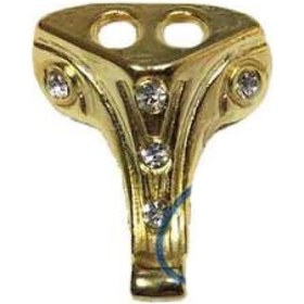 Resim Moda Taşlı Ahşap Sandık Ayağı, Kutu Ayak 1,5 Cm - Sarı, 100 Adet Çok Renkli 