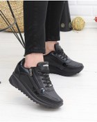 Resim Wickers 2161 Siyah 36 40 Günlük Kadın Sneakers Siyah 